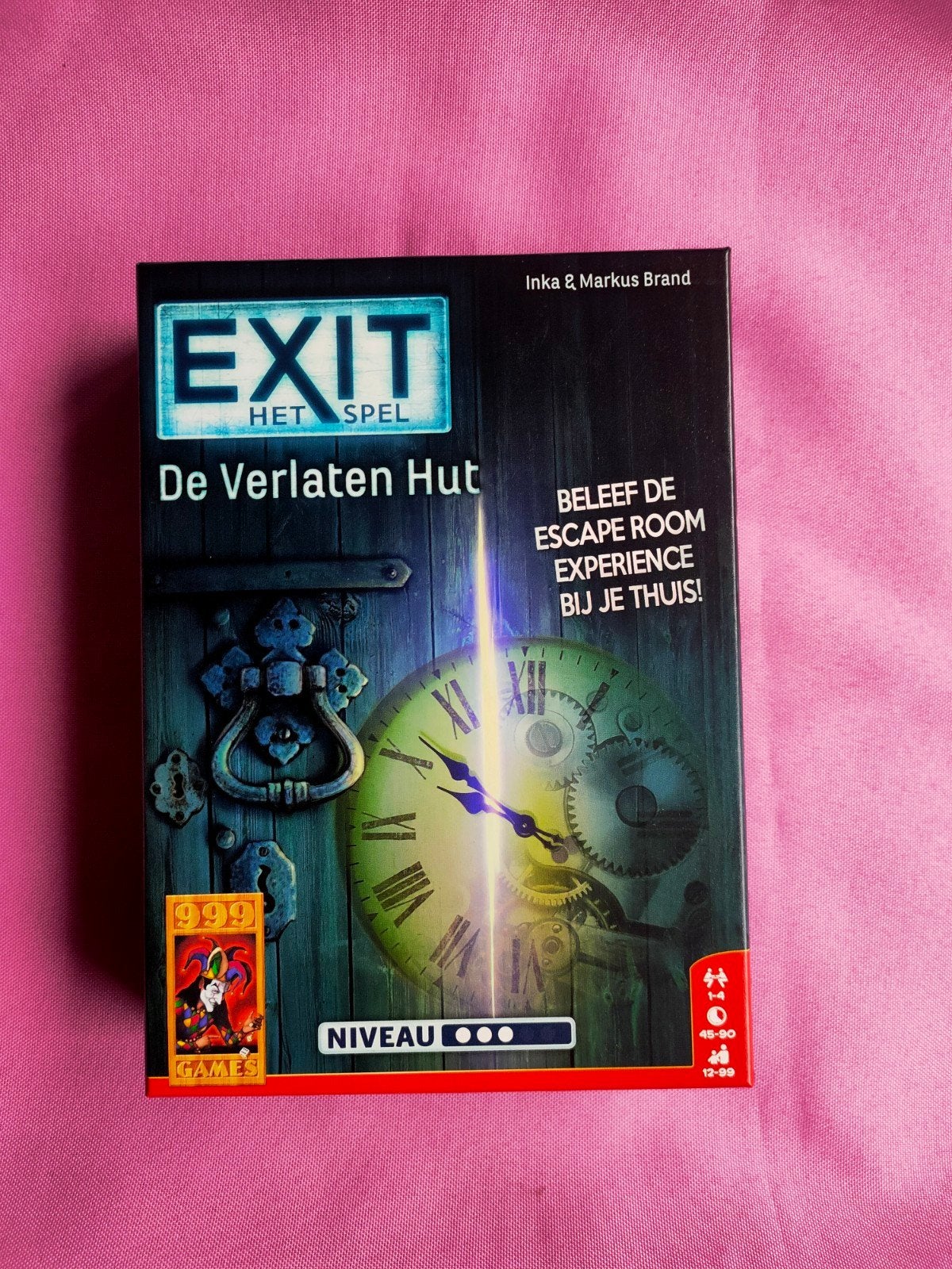 EXIT Het Spel: De Verlaten Hut - Escape Room thuis, Een of twee spelers, Ophalen of Verzenden, Zo goed als nieuw, 999 Games