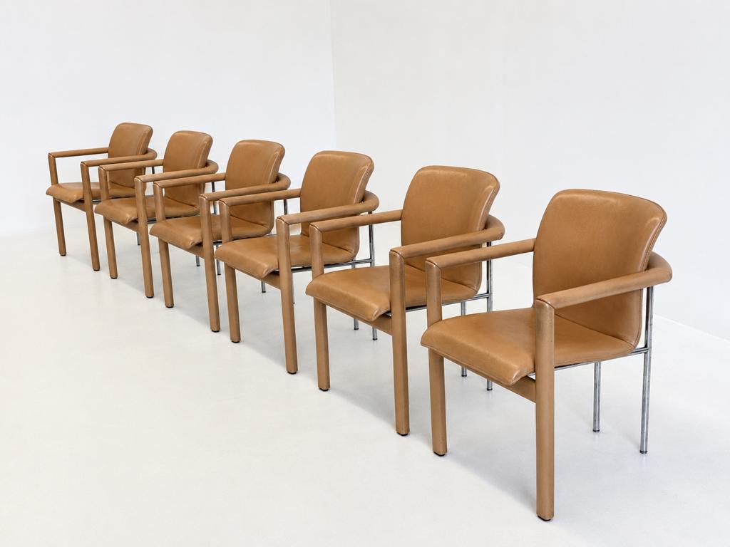 6 Leolux Cachucha stoelen, Ophalen of Verzenden