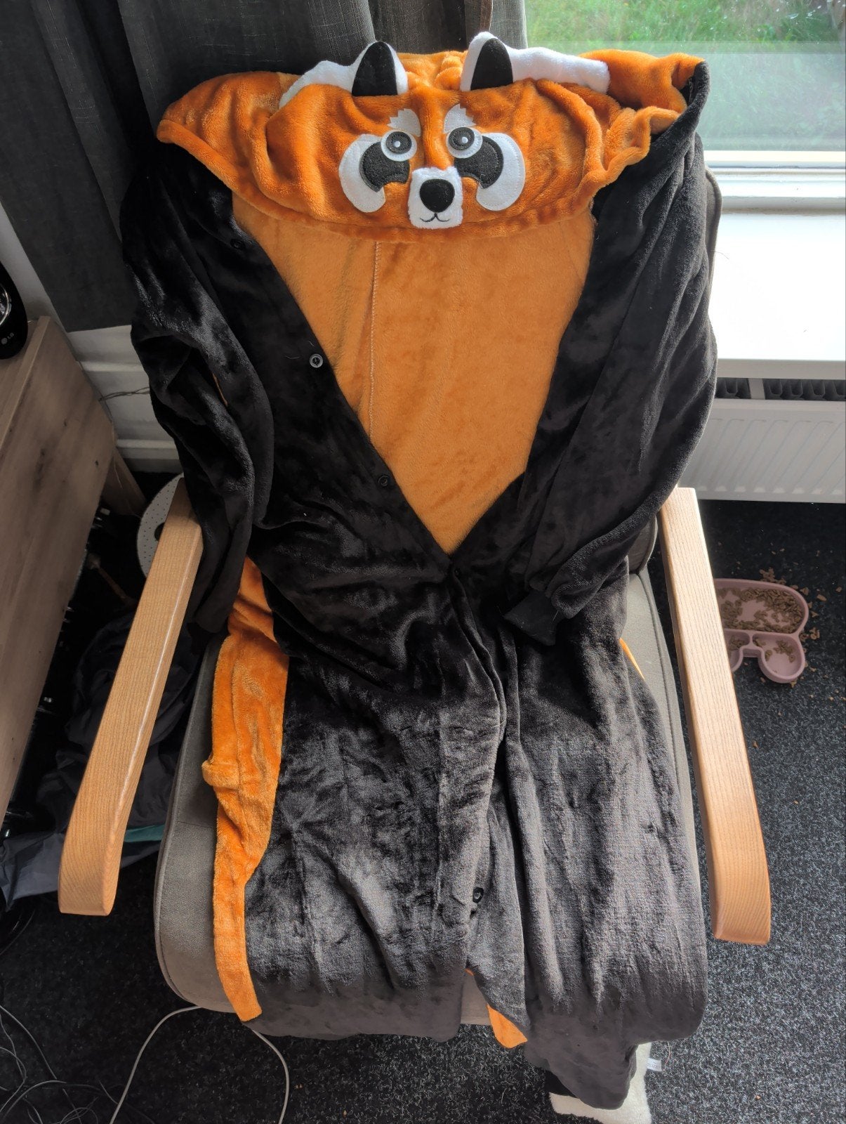 Rode panda onesie, Kleding | Heren, Ophalen of Verzenden, Zo goed als nieuw