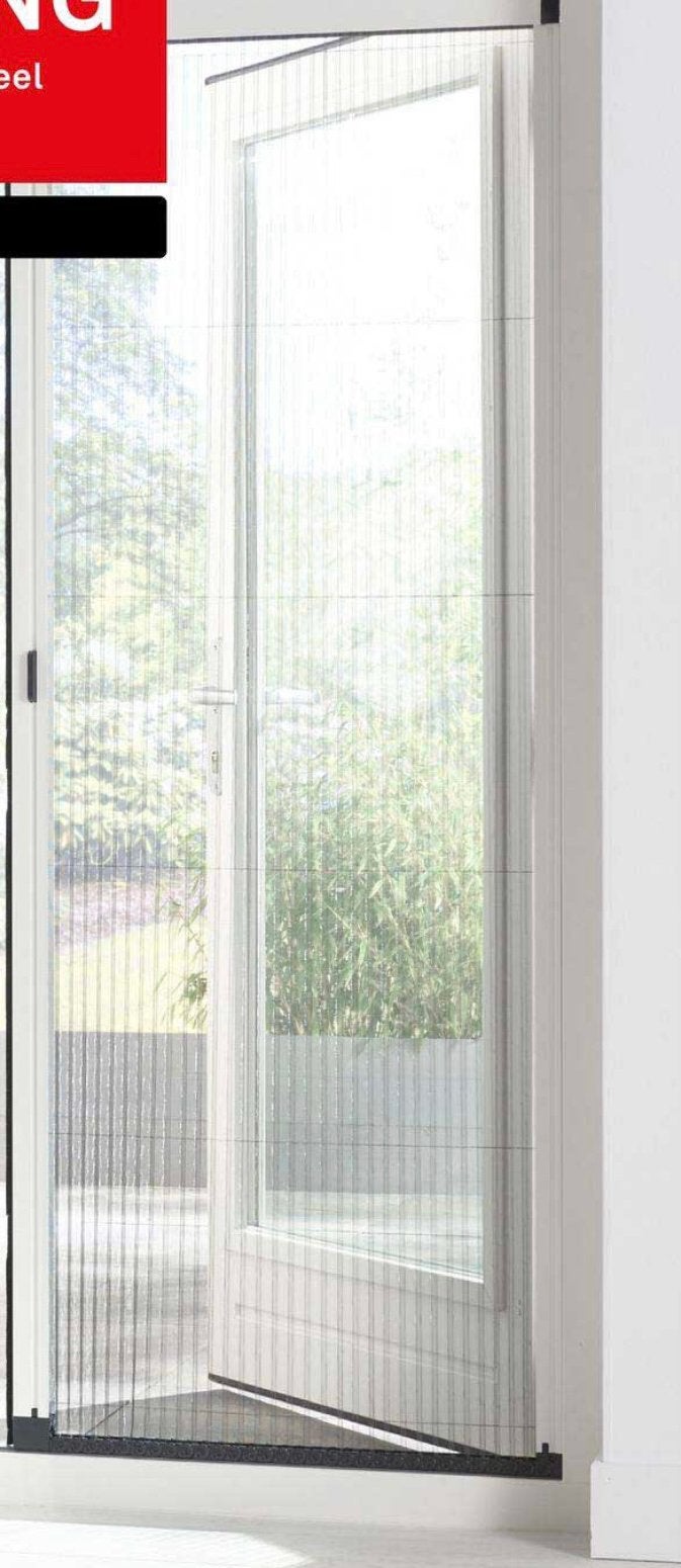 Plisse hordeur s700 hamstra niew in doos 2350x718 cremewit, Doe-het-zelf en Verbouw, Ophalen, Minder dan 80 cm, 215 cm of meer