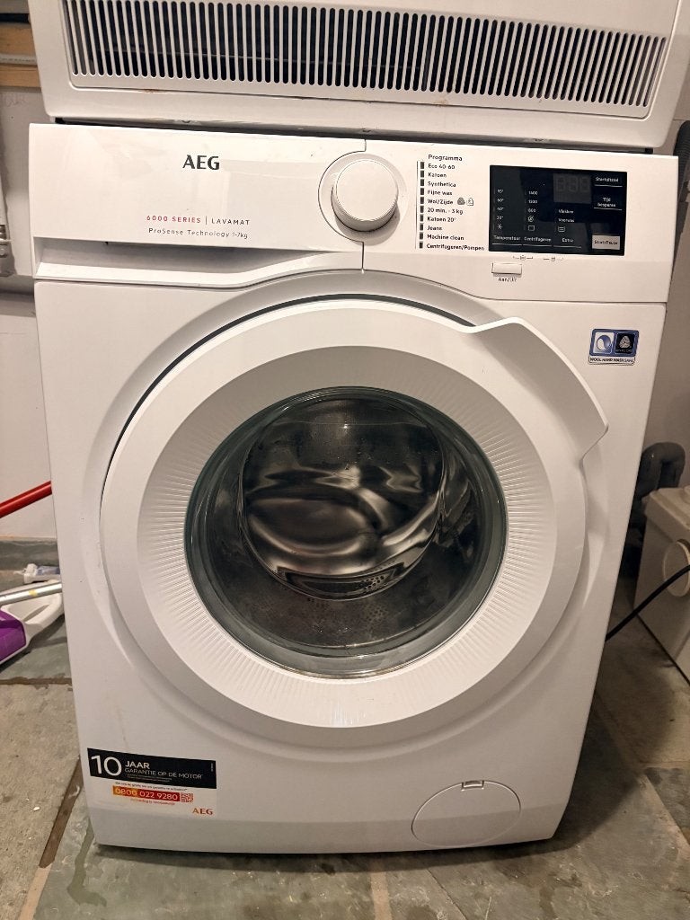 AEG 6000 series Lavamat washing machine, Ophalen, Gebruikt, Bovenlader, 85 tot 90 cm