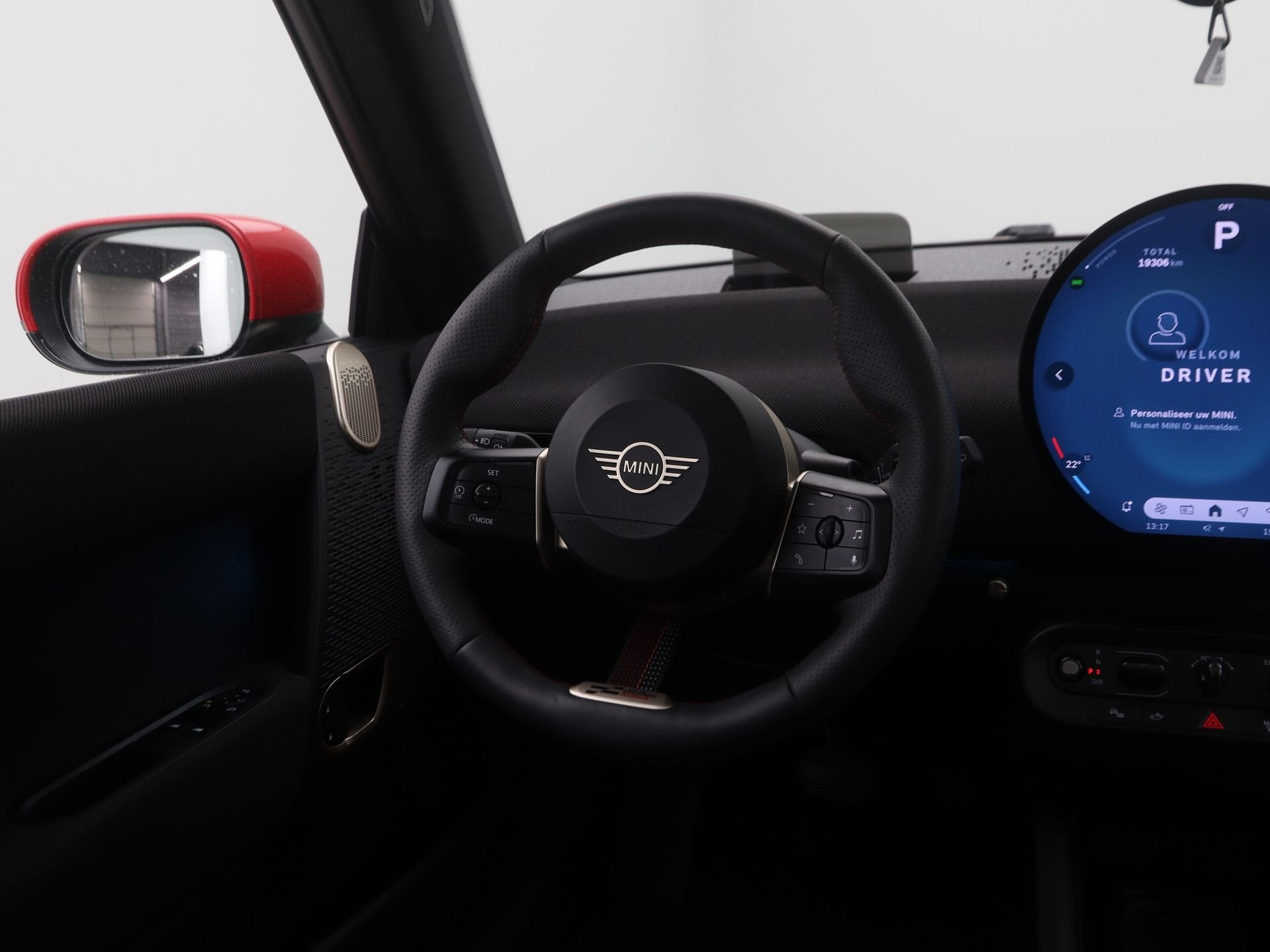 MINI Cooper E John Cooper Works Pakket XL Accu conditie 97%, Auto's, Gebruikt, Zwart, Met garantie (alle), 4 stoelen