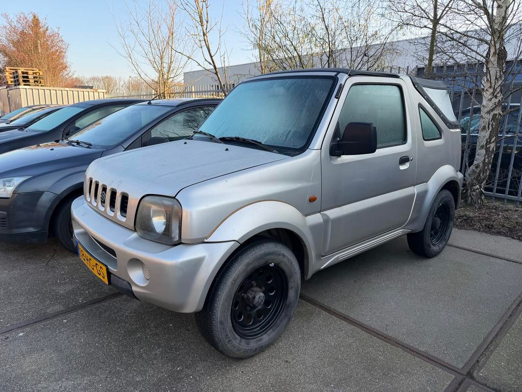 Suzuki Jimny 1.3 Cabrio 4WD 2001 Grijs, Stof, 40 €/maand, 4 cilinders, 4 stoelen