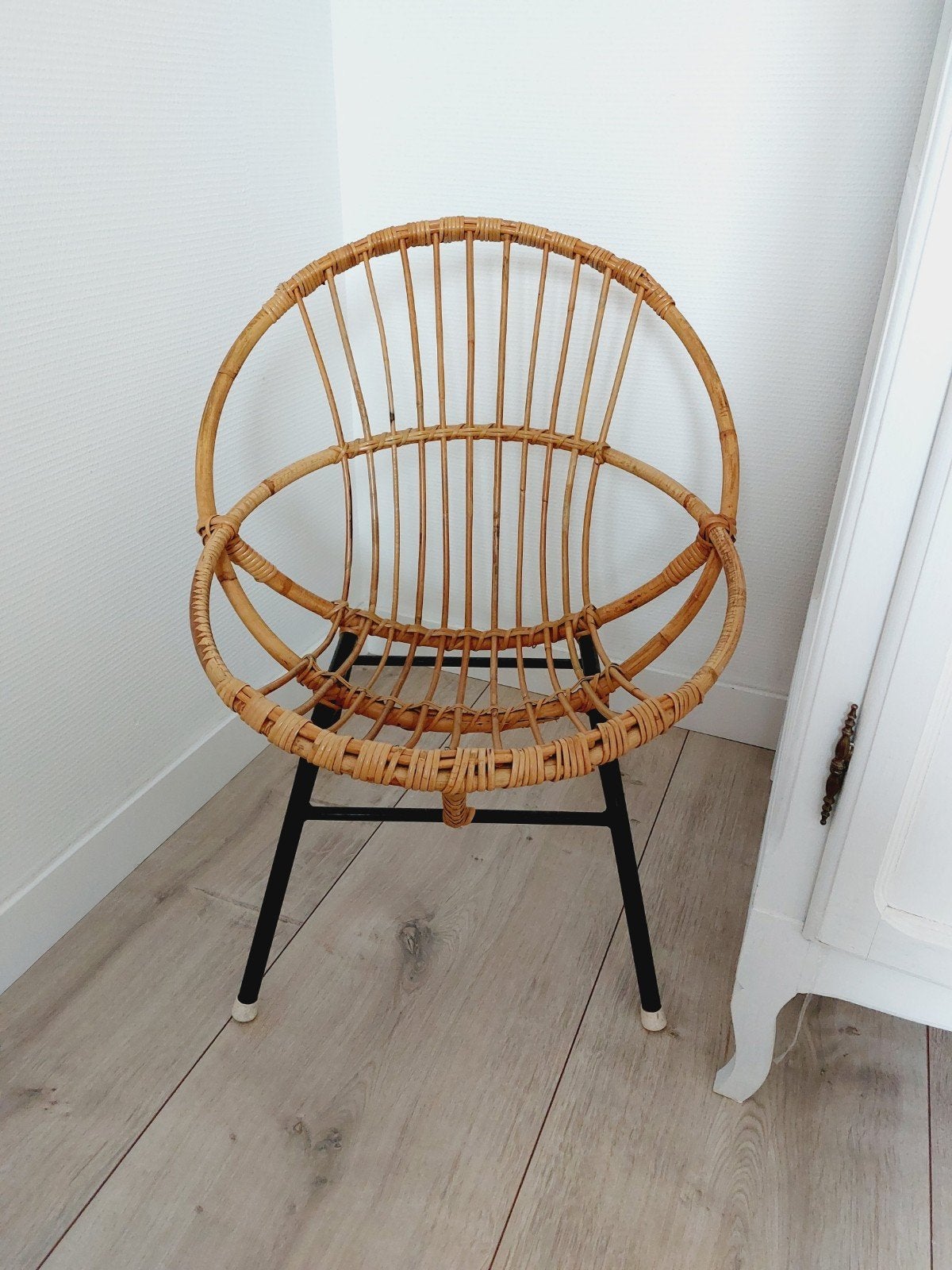 Vintage Rohé rotan kinderstoeltje, Ophalen