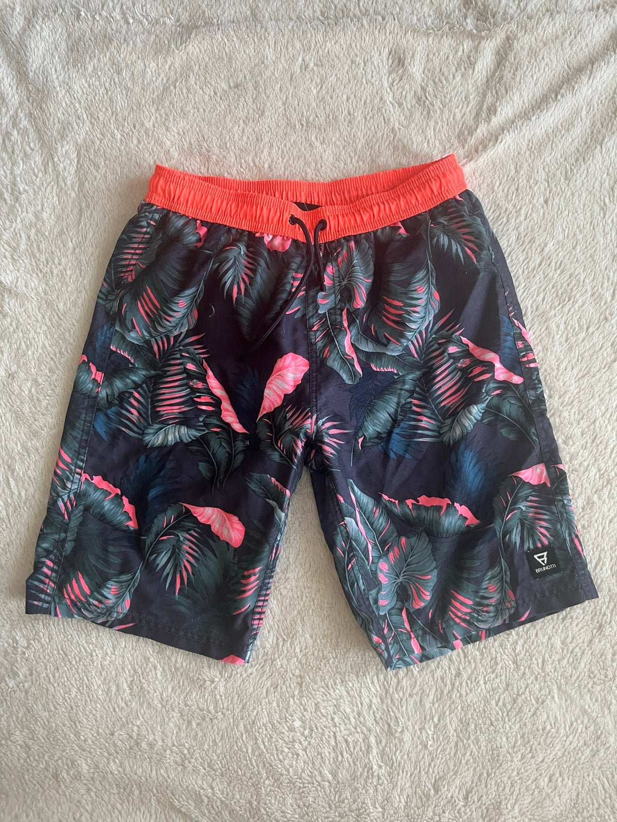 Brunotti zwemshort met tropische print ( nieuw !) Maat 176, Ophalen of Verzenden, Overige maten, Meerkleurig, Zwemshort