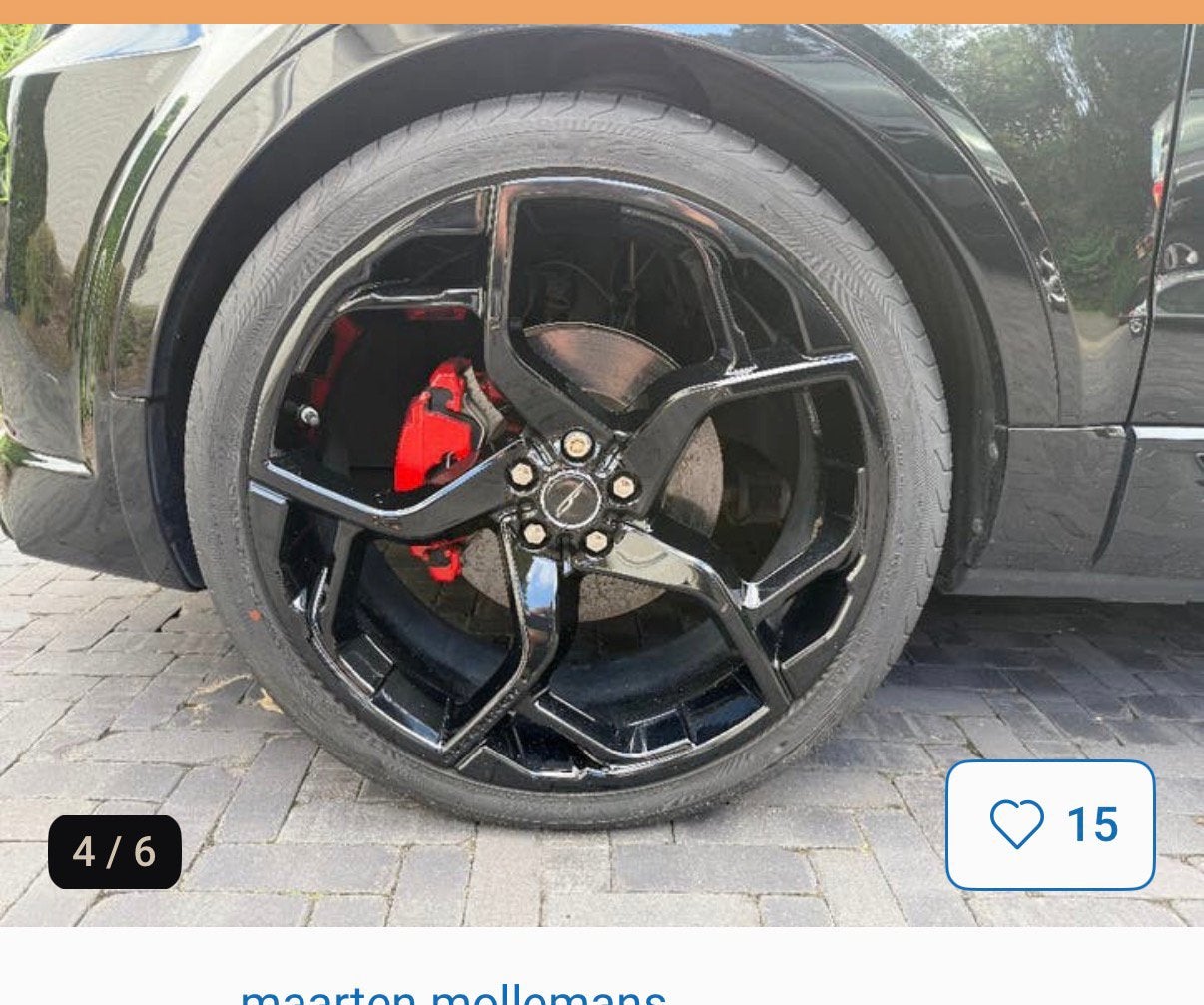 Velgenset met banden Landrover Evoque Overfinch 22 inch, Ophalen, Gebruikt, 265 mm, Banden en Velgen