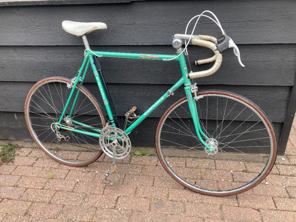 Stalen racefiets, Fietsen en Brommers, Fietsen | Oldtimers, Jaren '60 of nieuwer, Velgrem, 59 cm of meer, Ophalen