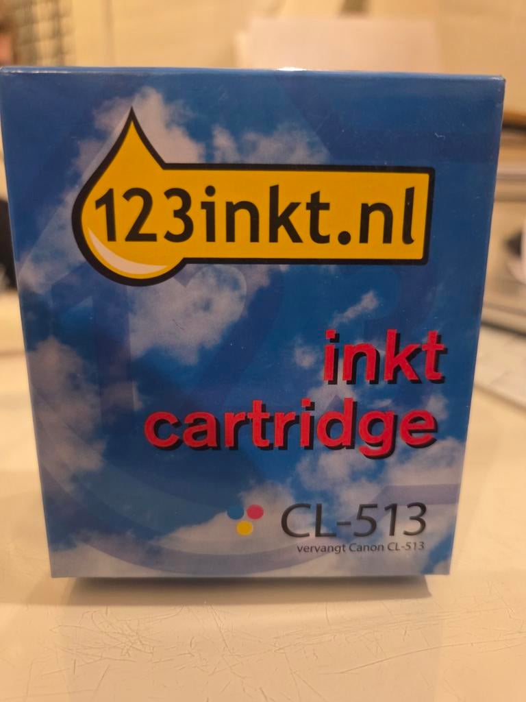 Nieuw in verpakking inktcartridge Canon. CL-513 - kleur, Ophalen of Verzenden, Nieuw