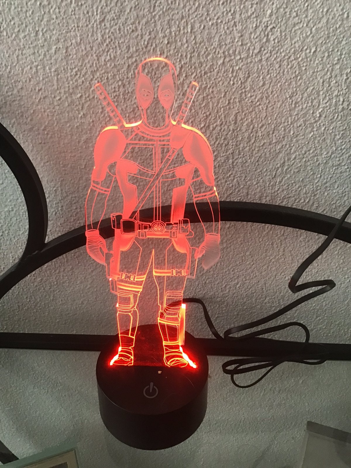 Marvel Deadpool lamp, Ophalen of Verzenden, Zo goed als nieuw