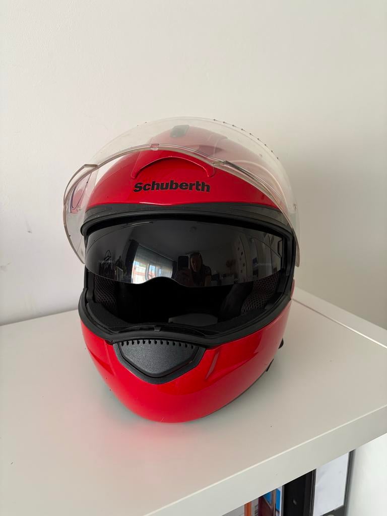 Schuberth Systeemhelm Rood Maat 52/53, Overige merken, Systeemhelm, Verzenden, S