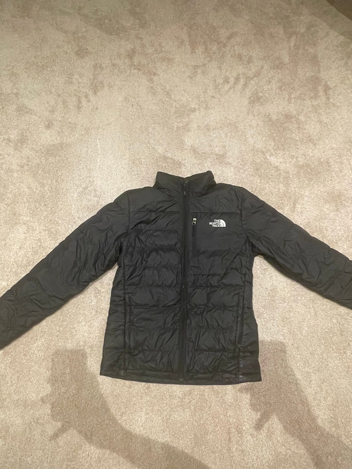 The North Face Puffer Jas Zwart - Maat S, Ophalen of Verzenden, Zo goed als nieuw, Maat 46 (S) of kleiner, Zwart