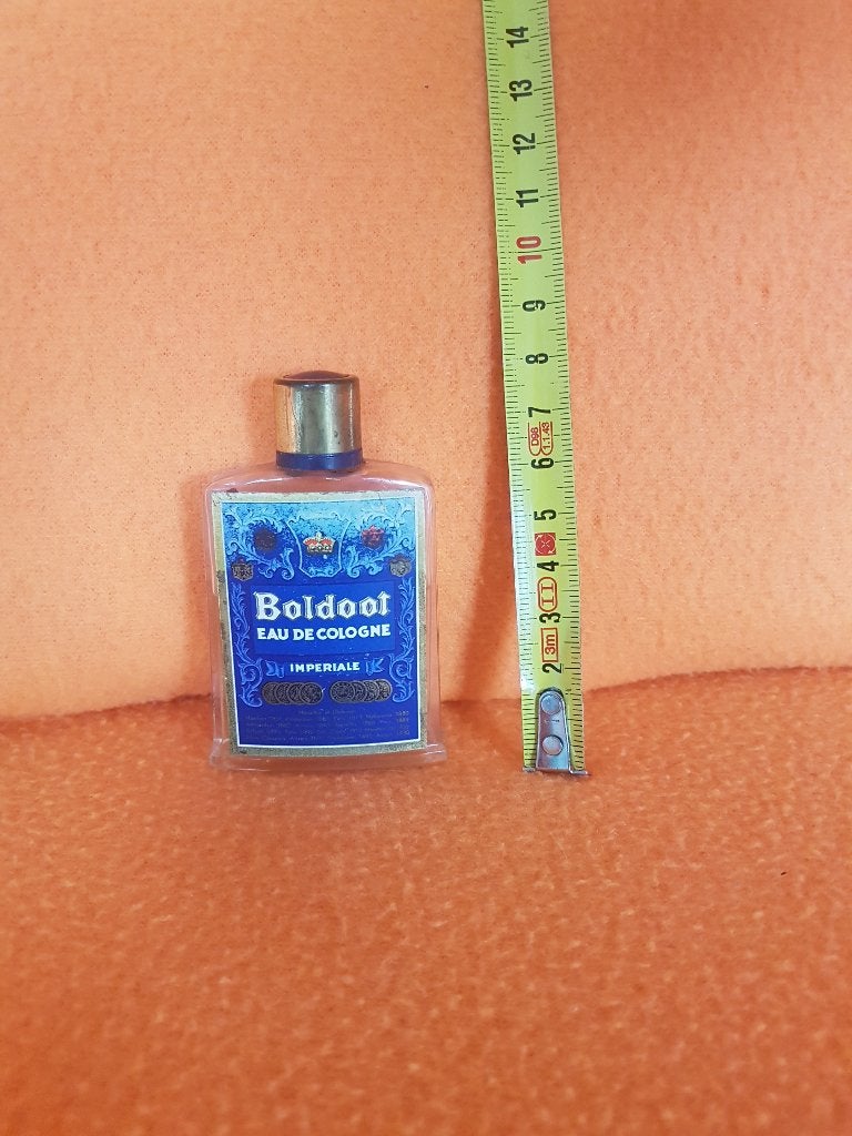 Flesje Boldoot eau de Cologne vintage miniatuur, Ophalen of Verzenden, Gebruikt, Miniatuur, Gevuld