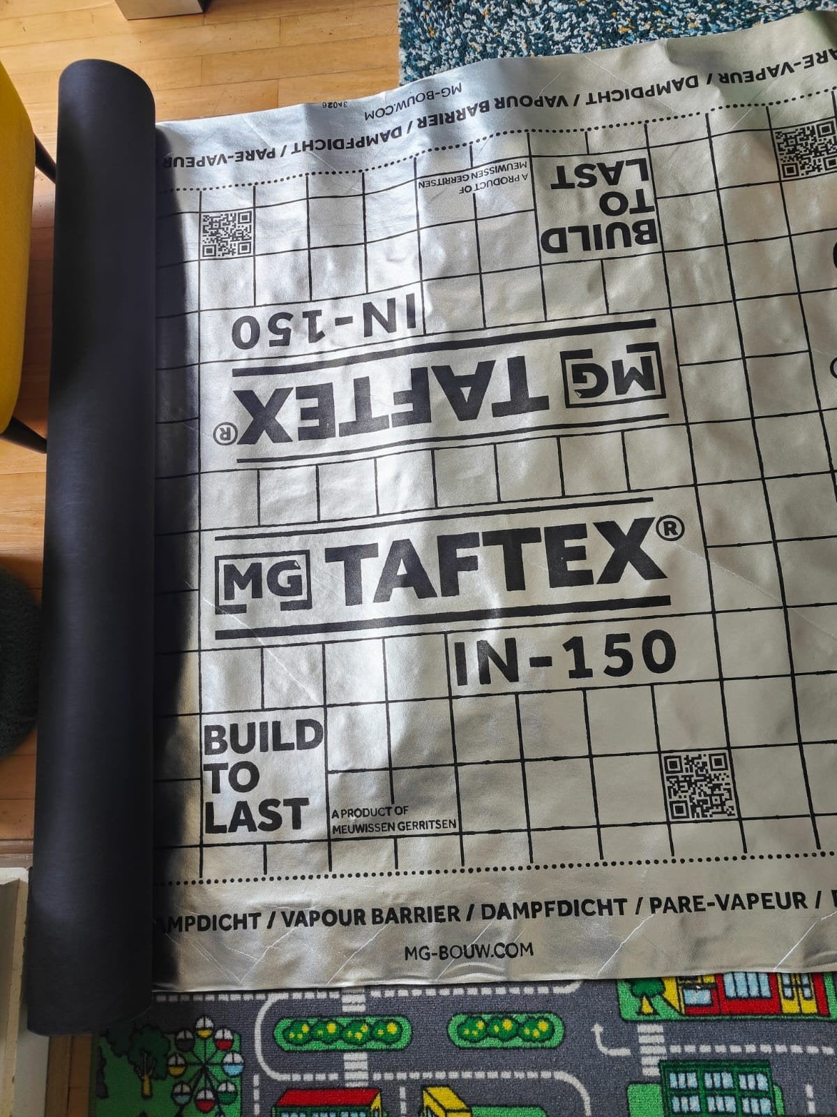 Taftex IN-150, Ophalen, Nieuw, 15 m² of meer, Folie