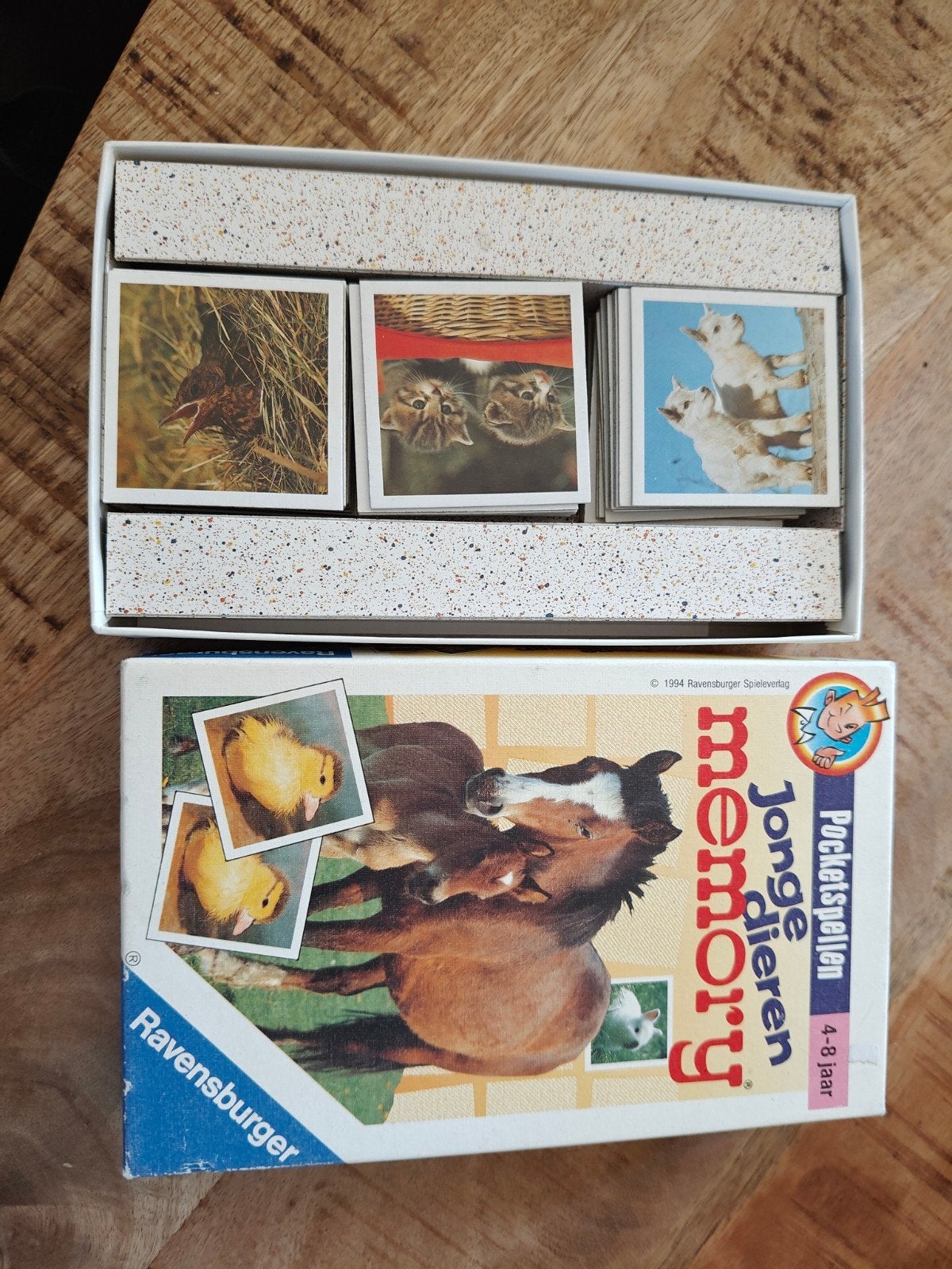 Ravensburger Memory Jonge Dieren (4-8 jaar), Een of twee spelers, Ophalen of Verzenden, Gebruikt, Ravensburger