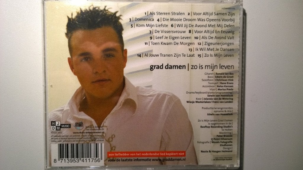 Grad Damen - Zo Is Mijn Leven, Ophalen of Verzenden, Zo goed als nieuw, Levenslied of Smartlap, Album
