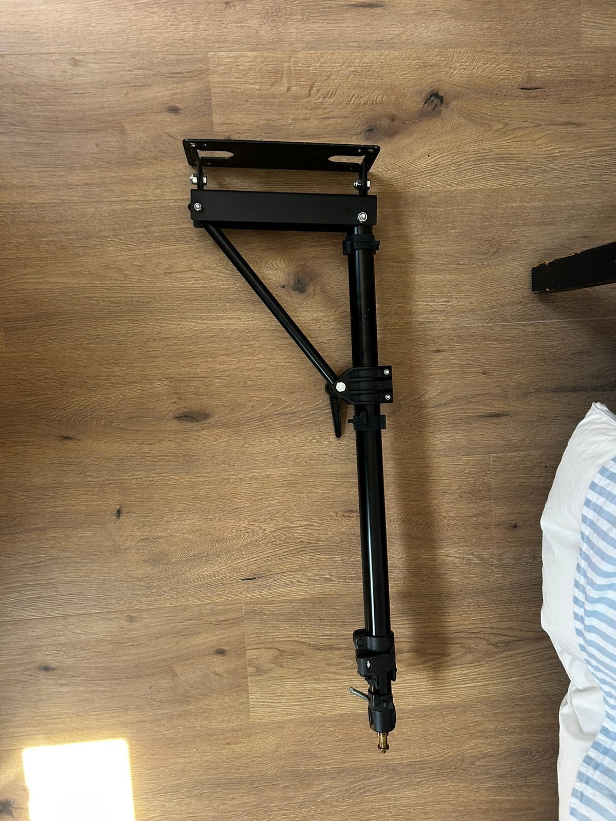Manfrotto 098B Wall Boom / Muurstatief voor studio, Ophalen, Zo goed als nieuw, Driepoot