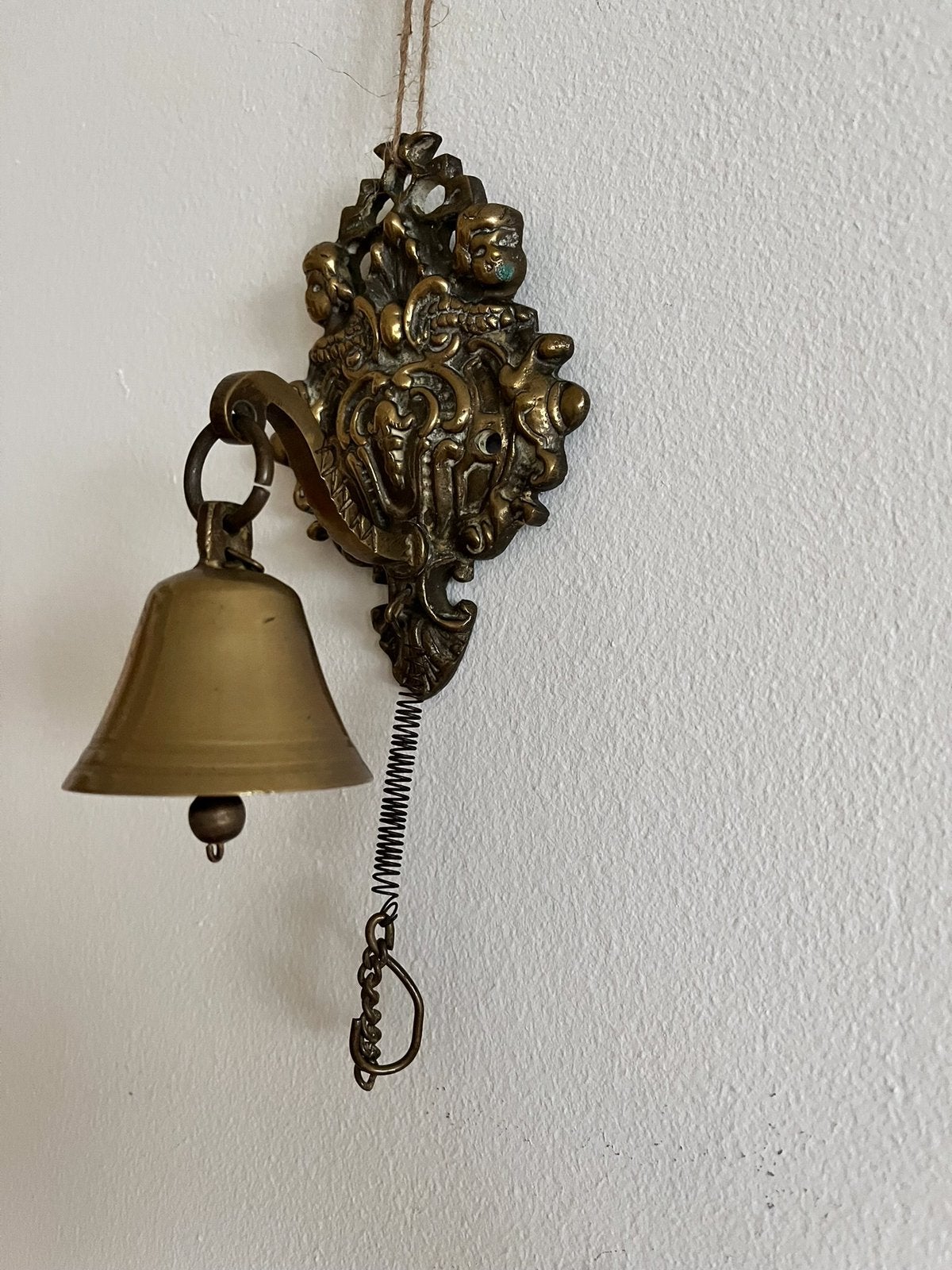 Vintage metalen deurbel, Ophalen of Verzenden