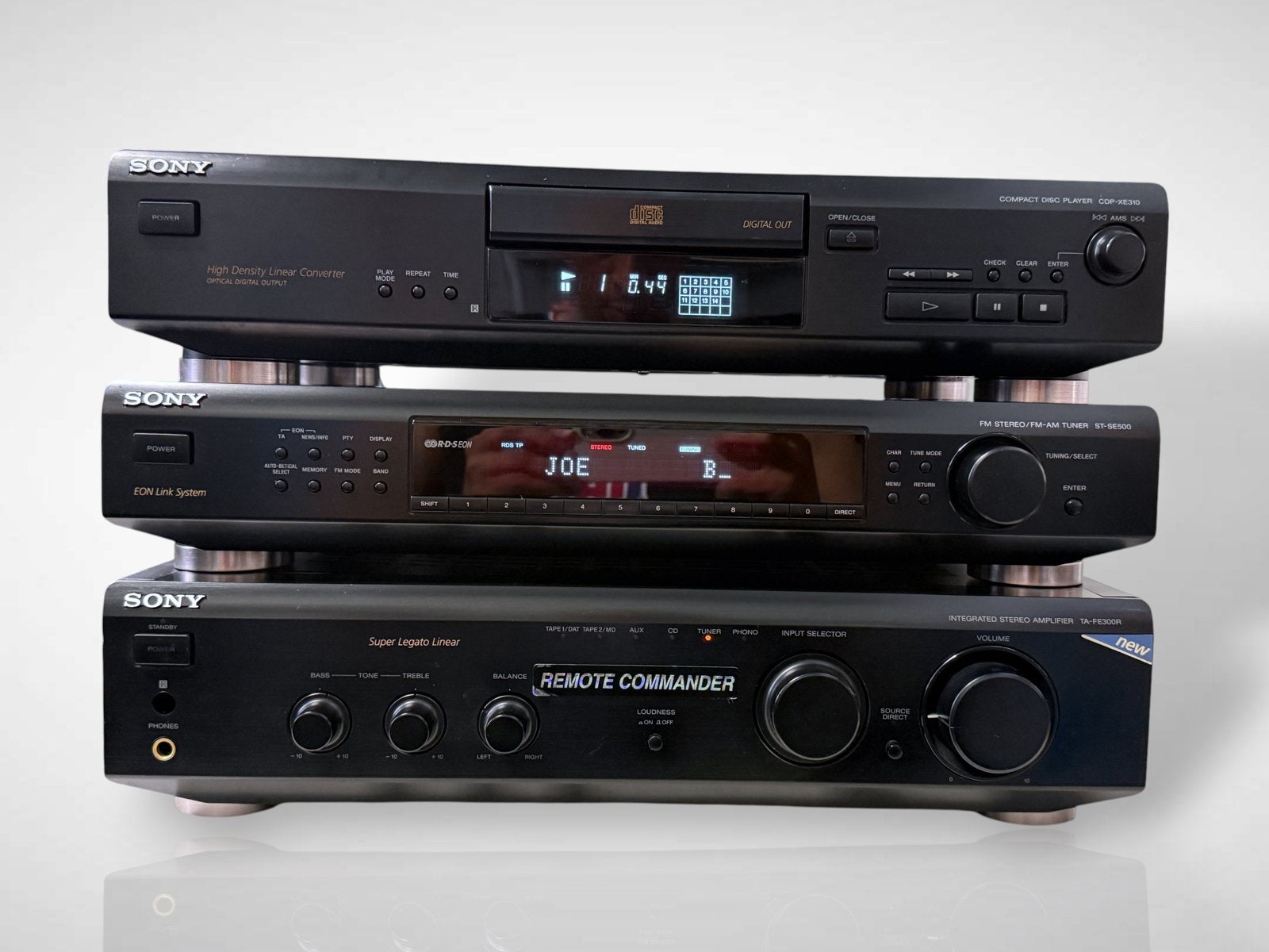Sony Stereo Set Compleet met 2 Afstandsbedieningen, Gebruikt, Sony, Sony, Sony