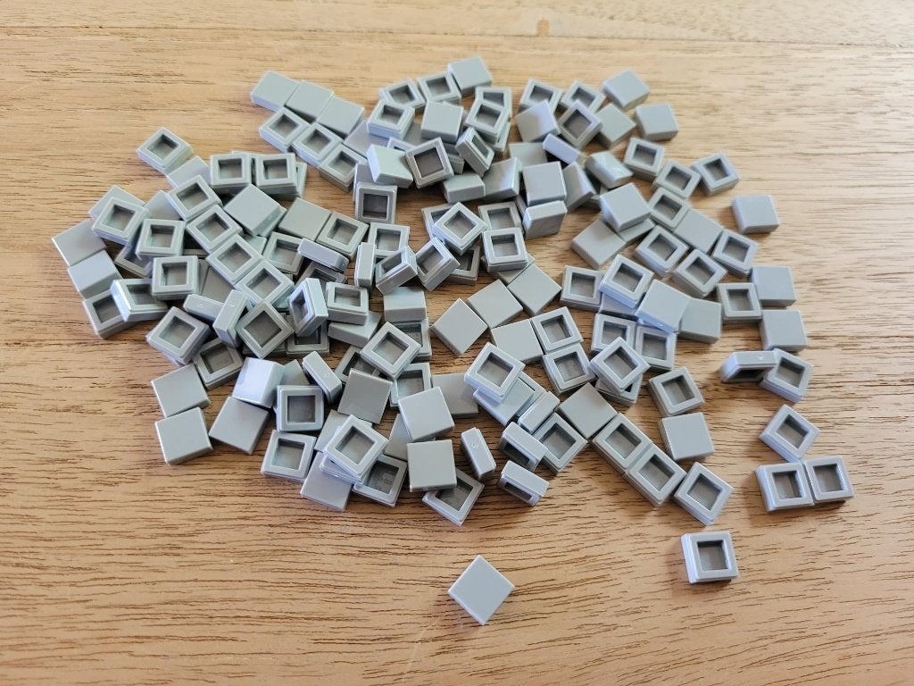 Partij J706=200x Nieuwe Lego tegels 1x1, Lego, Lego, Lego, Nieuw