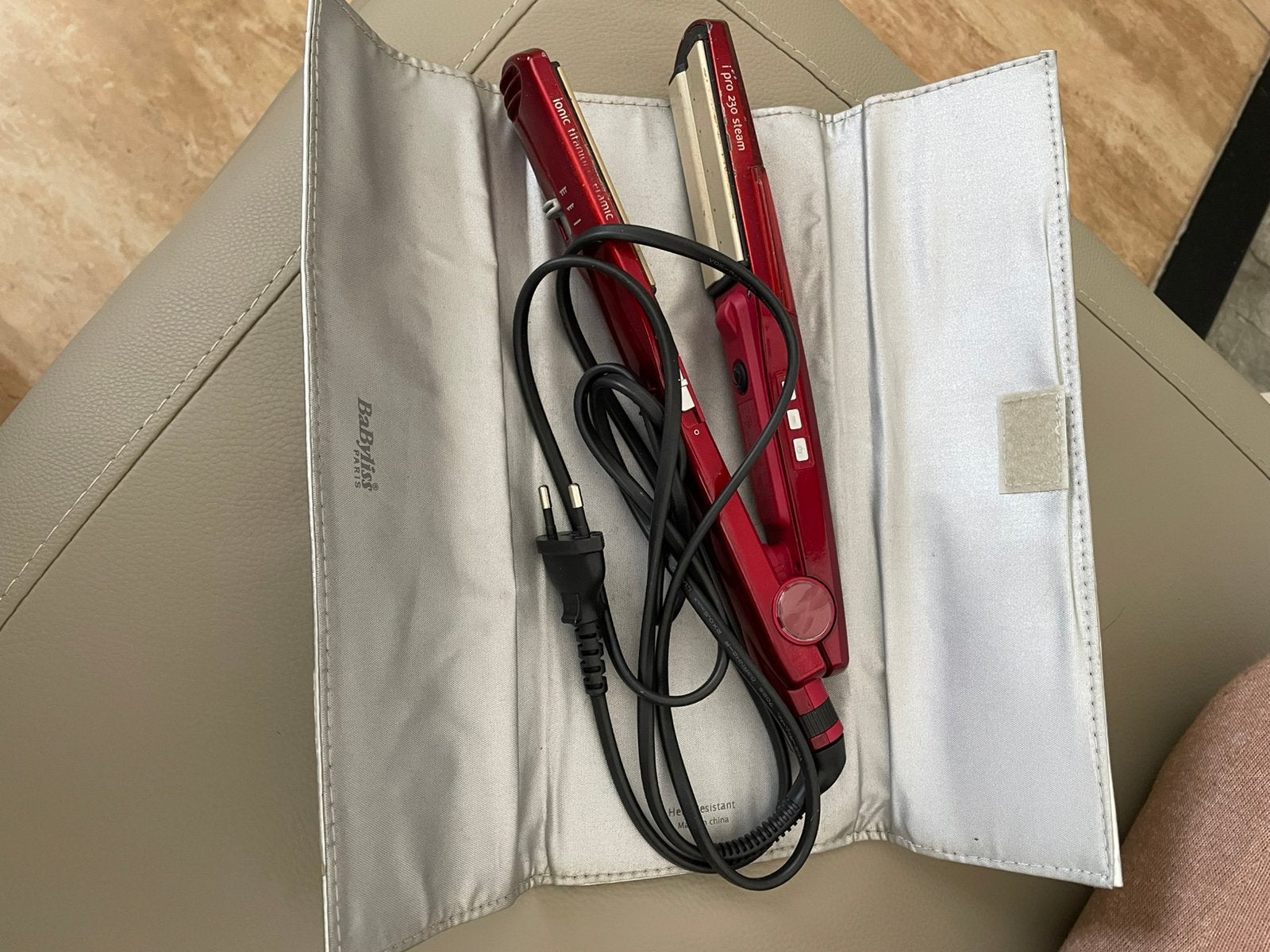 Babyliss pro steam stijltang., Ophalen of Verzenden, Zo goed als nieuw, Krultang of Stijltang