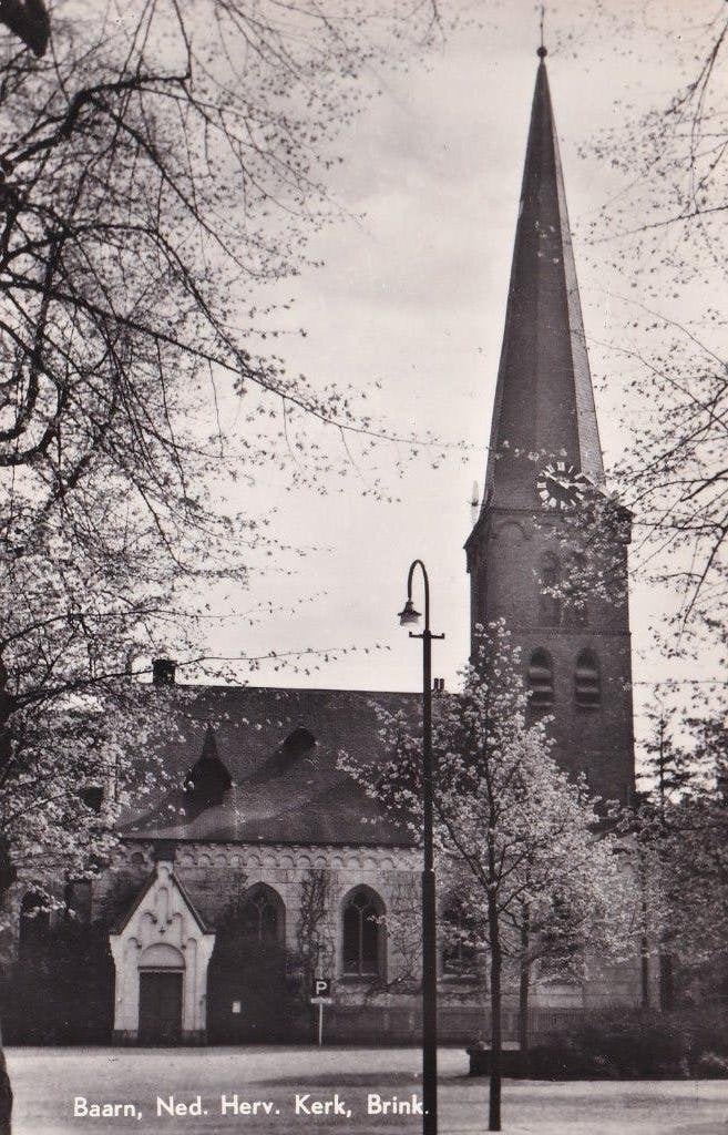 Baarn Brink n.h. kerk, Verzenden, 1940 tot 1960, Ongelopen, Utrecht