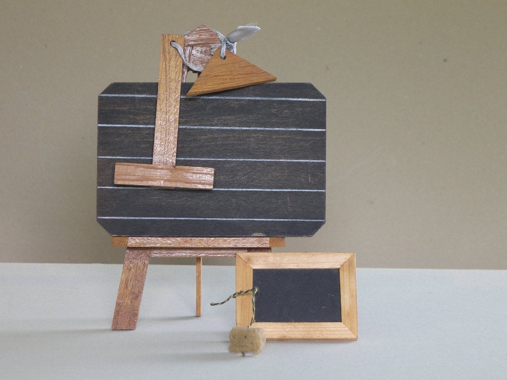 houten ezel met schoolbord , speelgoed, voor schooltje, Ophalen of Verzenden