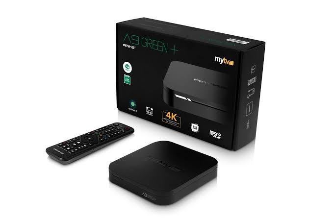 Amiko A9 Green+ Android TV Box 4K MyTV, Ophalen of Verzenden, Nieuw, HDMI, Zonder harde schijf