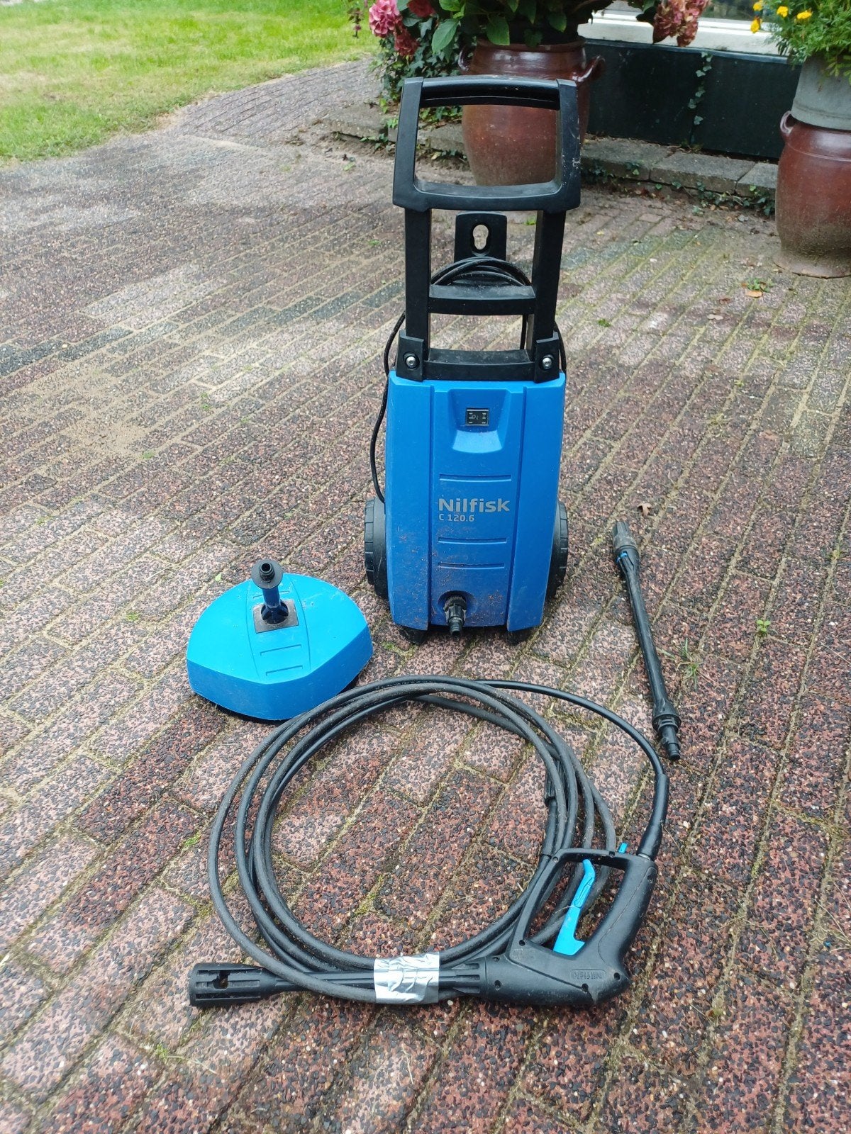 Nilfisk C 120.6 hogedrukreiniger met terrasreiniger, Ophalen, Gebruikt, Elektrisch, Nilfisk