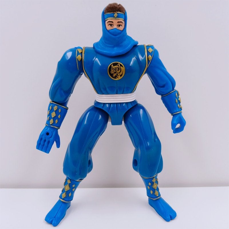 Power Rangers Blue Ninja Ranger Bandai 1995, Ophalen of Verzenden, Zo goed als nieuw