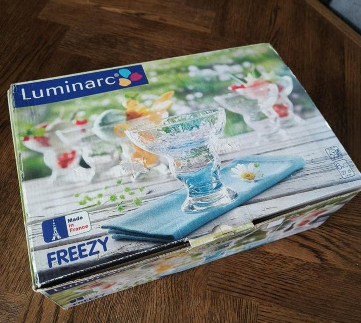 Luminarc Freezy dessertglazen - set van 6, Glas of Glazen, Overige merken, Nieuw, Ophalen of Verzenden
