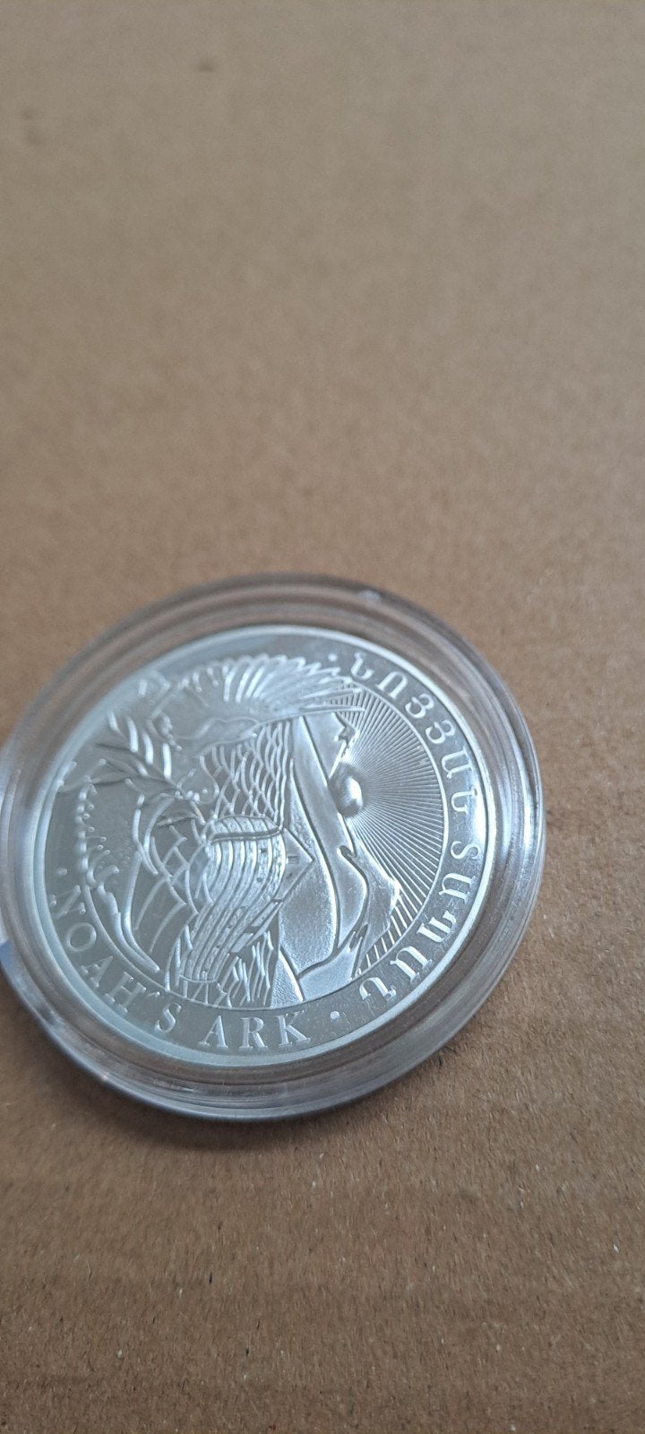 Noah's Ark 2015 1 OZ Zilveren Munt - Armenië, Ophalen of Verzenden