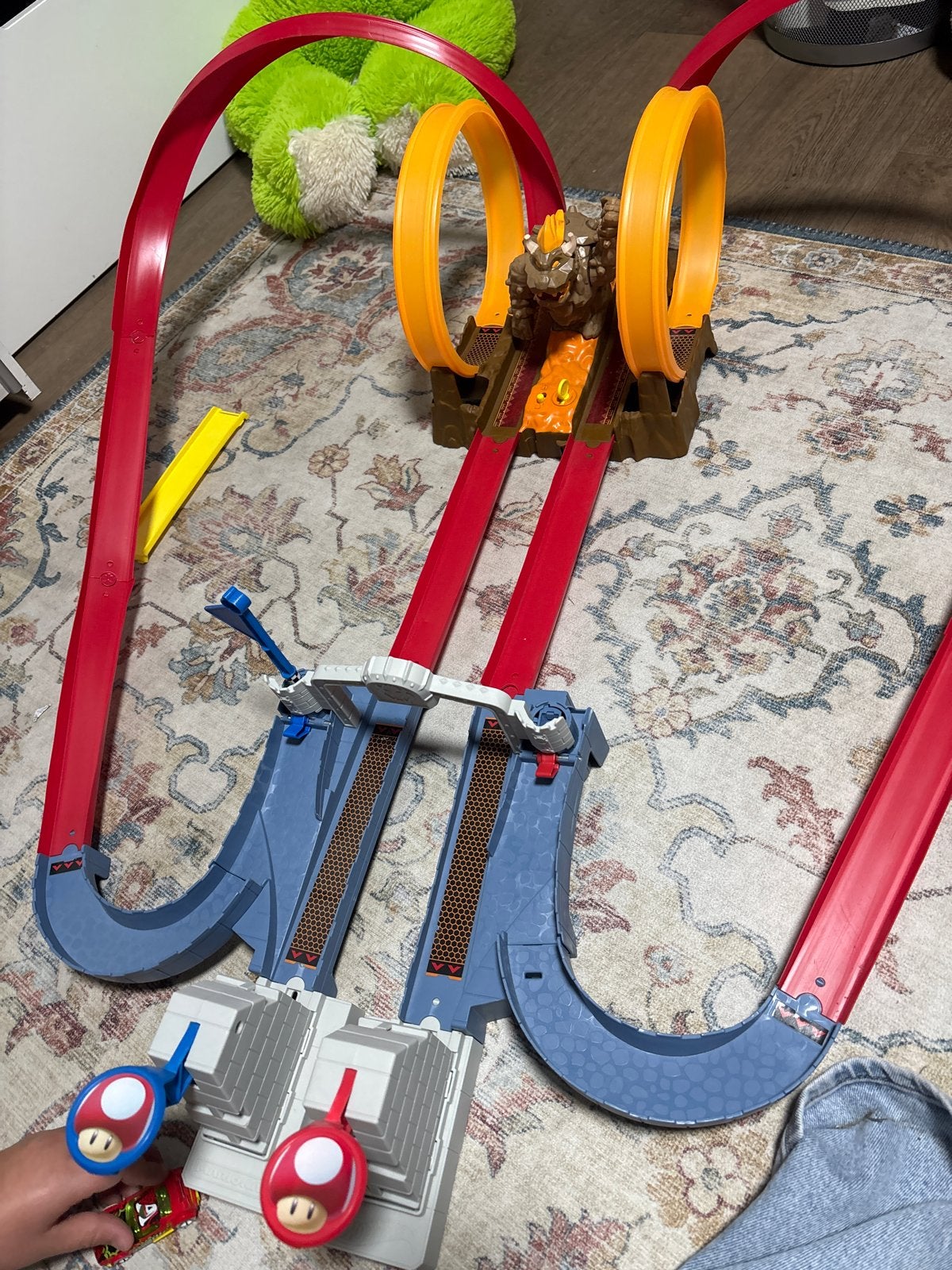 Hot Wheels Mario Kart Racebaan met Bowser, Ophalen, Hot Wheels, Racebaan, Gebruikt