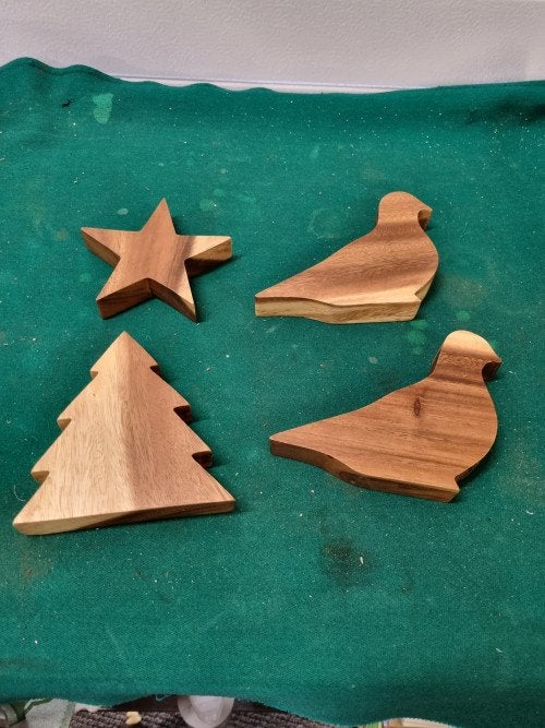 houtsnijwerk vogels ster en boom, Diversen, Kerst, Ophalen of Verzenden, 'T Olde Gre-j, Info@toldegrej.nl, Endepoelstraat 20f Didam