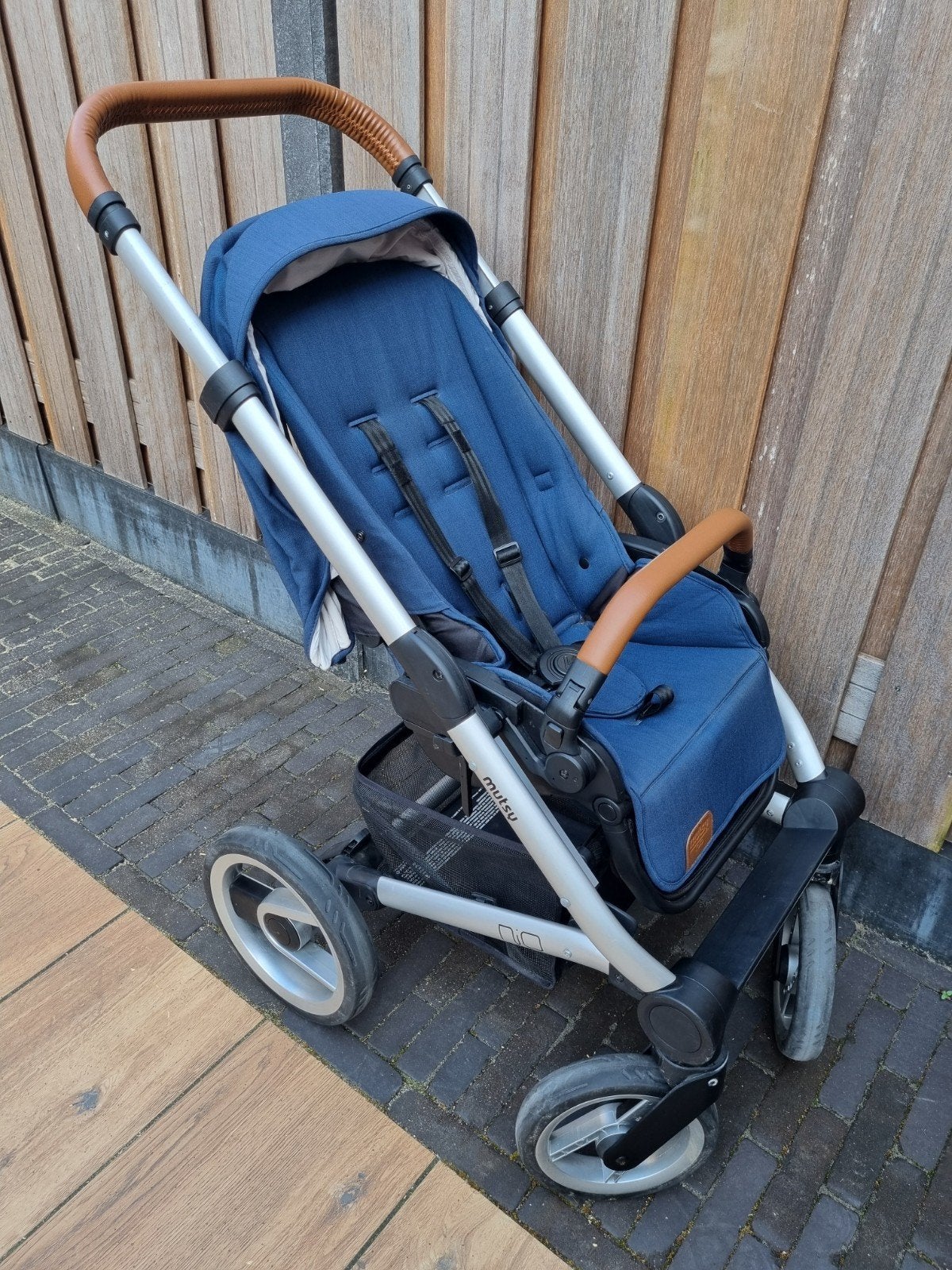 Mutsy Nio Combiwagen - Ocean Blue met accessoires, Ophalen, Zo goed als nieuw, Combiwagen, Mutsy