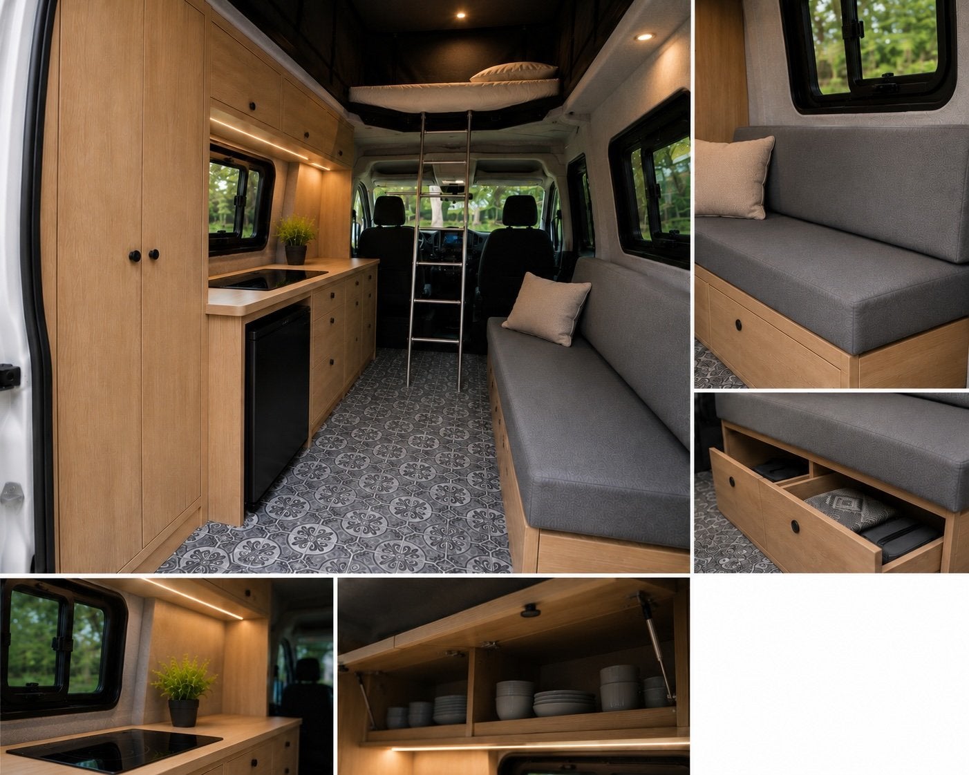 Maxus Deliver 9 2.0 CIT L3H2 Camper | Slaaphefdak | Gestoffe, Buscamper of Camperbus, Airconditioning, AutoUnit, Info@autounit.nl