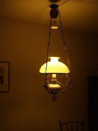 Electrische olielamp, Ophalen
