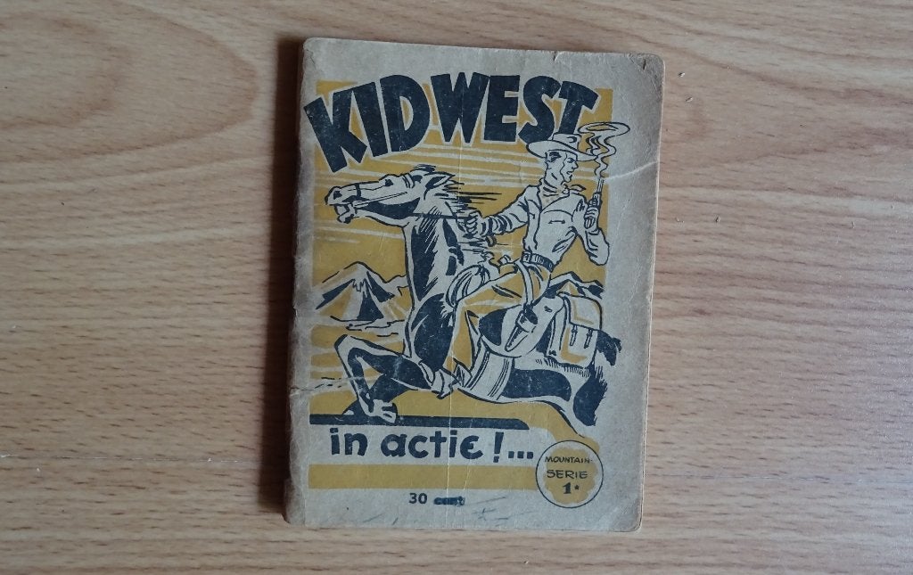 Kid West in actie!... Mountain Serie nr. 1 Door Herman Dane., Eén stripboek, Ophalen of Verzenden, Gelezen