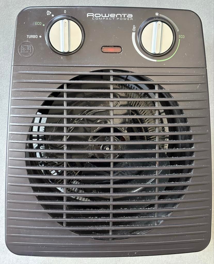 Rowenta Compact Power Ventilator Kachel - Zwart, Ophalen, Zo goed als nieuw, Overige