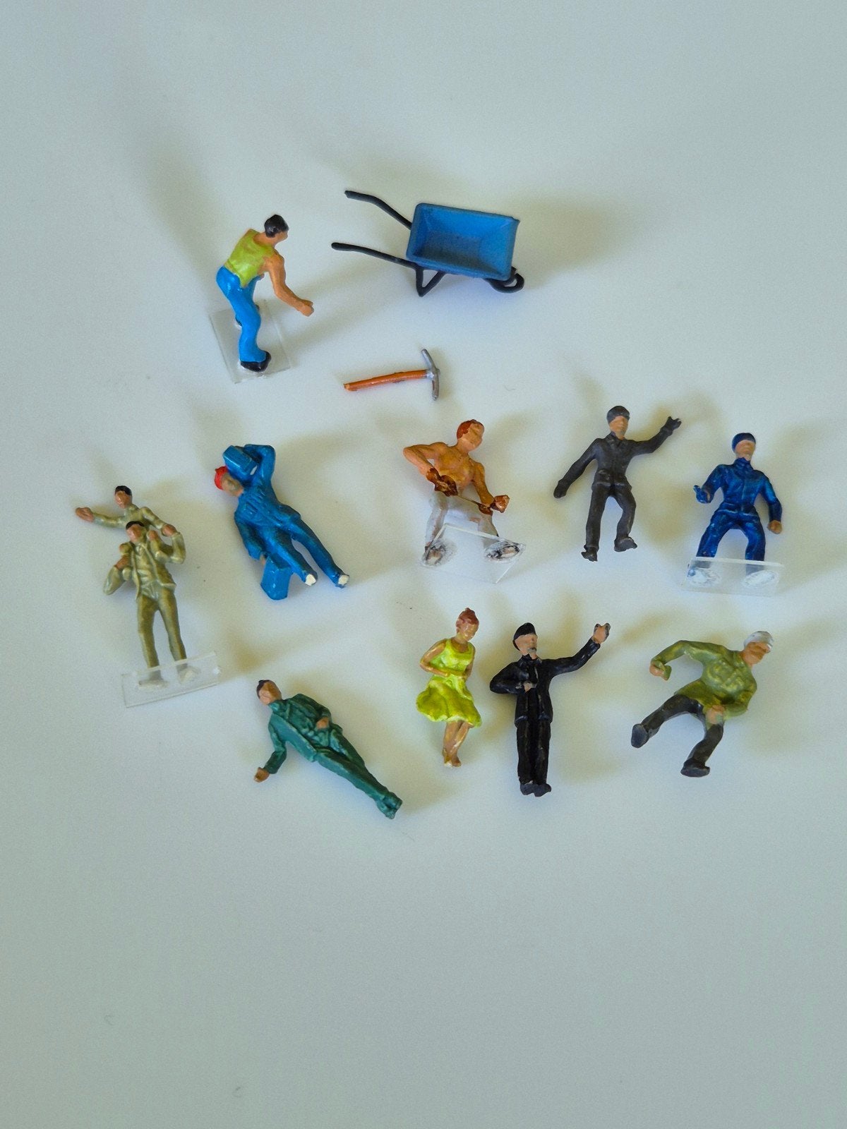 Miniatuur Figuren Set: Bouwvakkers en Meer, Verzamelen, Ophalen of Verzenden, Gebruikt