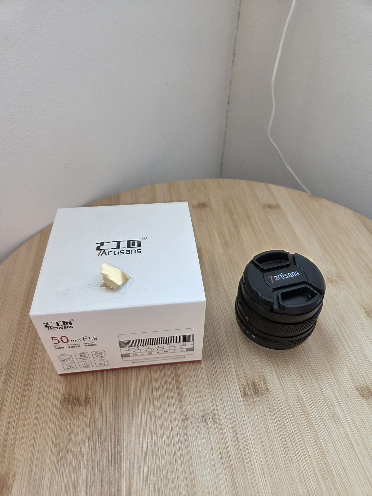 7artisans 50mm F/1.8 Fujifilm X, Ophalen of Verzenden, Zo goed als nieuw, Fujifilm X-mount, Overige typen