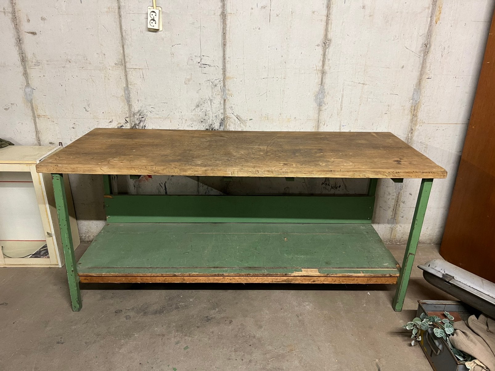 Stevige werktafel tafel werkbank, Doe-het-zelf en Verbouw, Werkbanken, Ophalen, Gebruikt, 170 cm of meer