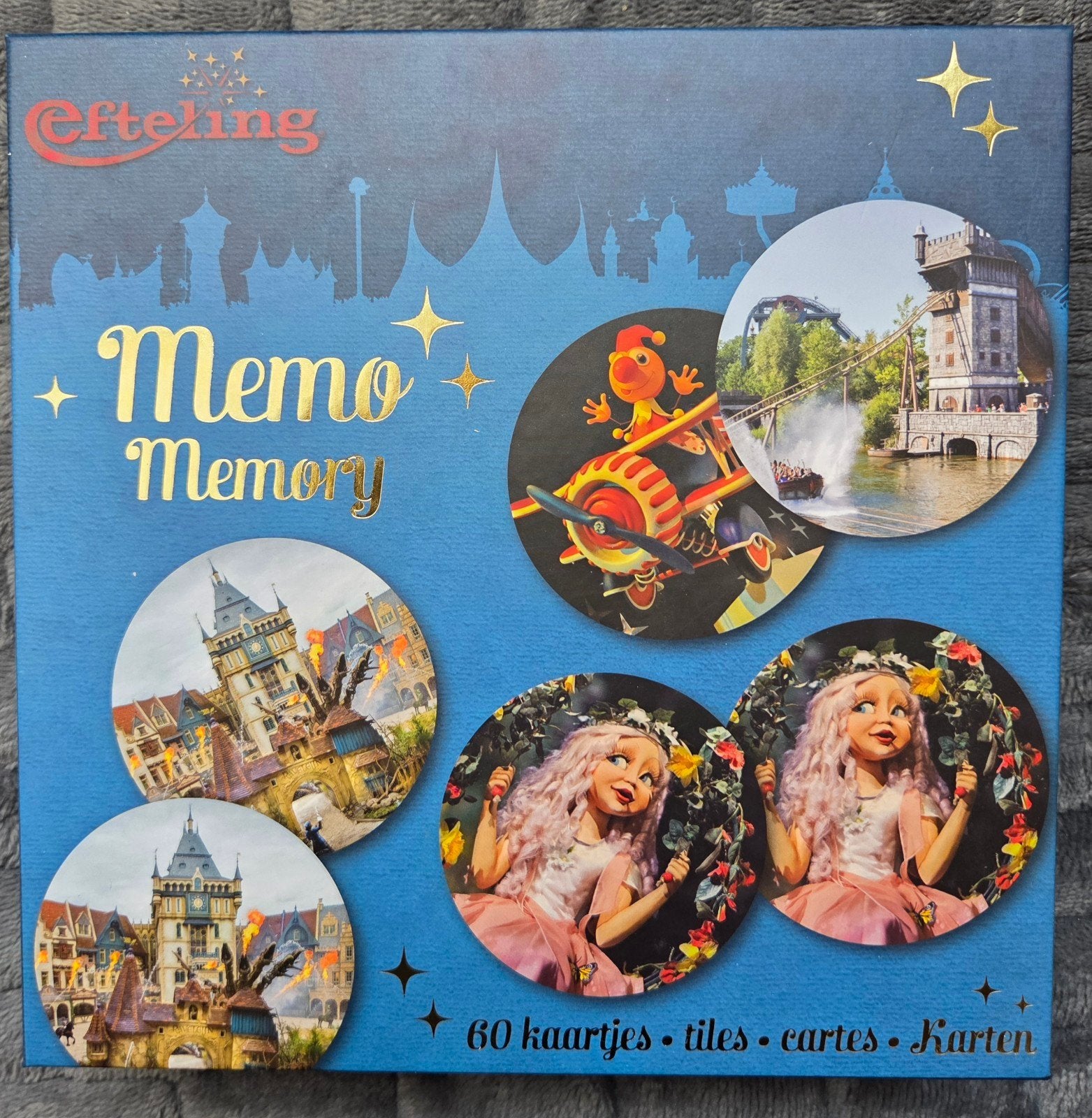 Efteling Memo Memory spel - 60 kaartjes, Ophalen of Verzenden, Nieuw, Overige typen