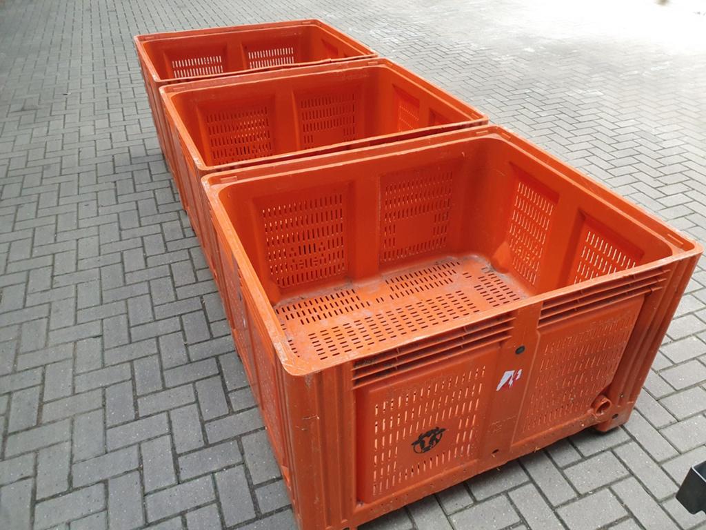 3x Palletboxen, Gebruikt, 100 cm of meer, 60 cm of meer, Overige typen