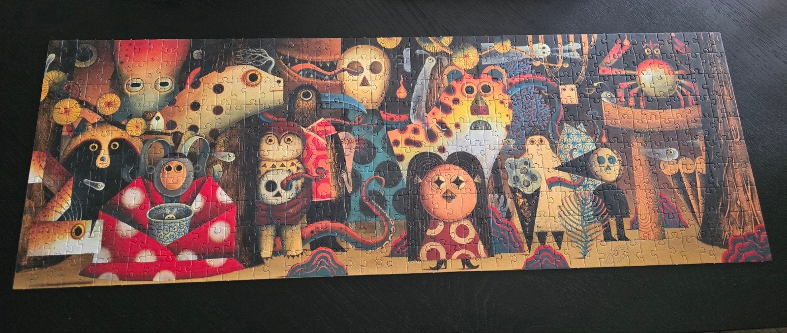 Mooie djeco Yokai puzzel 500 stukjes van Philip Giordano, Ophalen of Verzenden, 500 t/m 1500 stukjes, Zo goed als nieuw, Legpuzzel