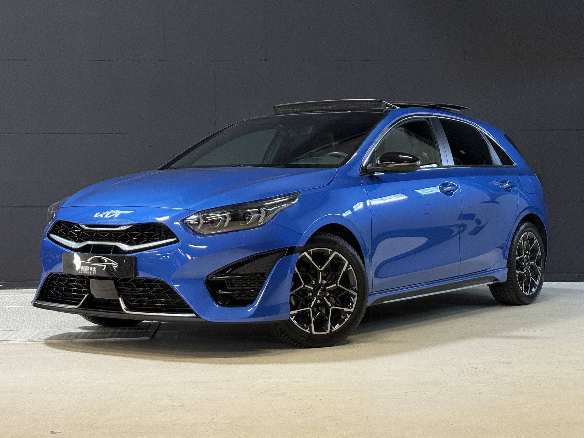 Kia Ceed 1.0 T-GDi GT-Line | Panoramadak | Camera | Dodehoek, Voorwielaandrijving, Stof, Gebruikt, Blauw