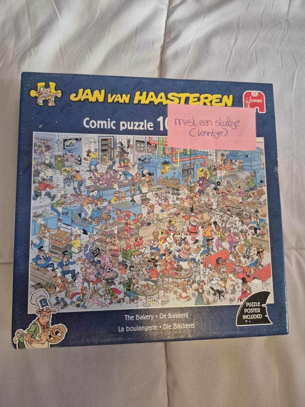 jan van haasteren puzzel, Ophalen of Verzenden, 500 t/m 1500 stukjes, Zo goed als nieuw
