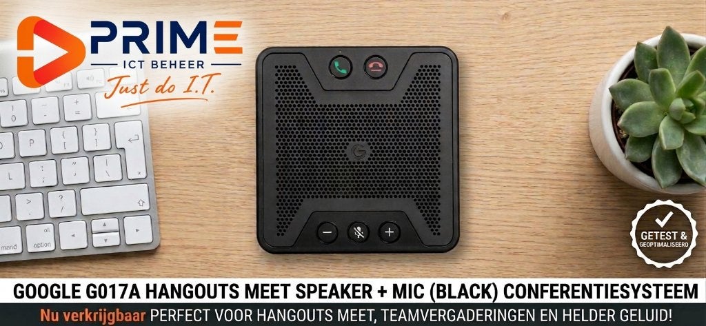 Google G017A Hangouts Meet Speaker +mic (Black), Info@asus.com, Asus, Verzenden, Nieuw