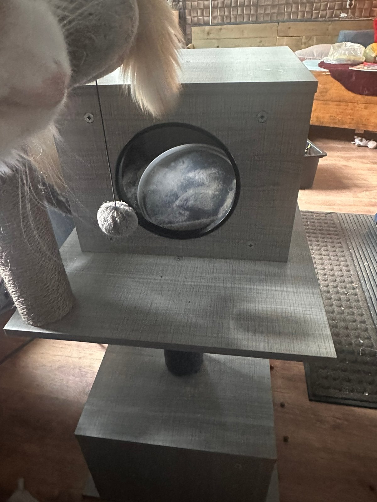 Katten krab/lig paal, Ophalen, Zo goed als nieuw