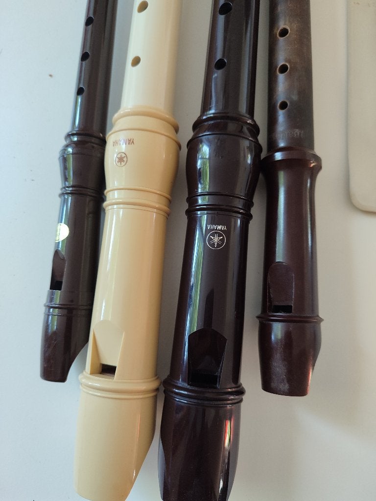 3 Baroque recorder fluiten Yamaha, Muziek en Instrumenten, Blaasinstrumenten | Blokfluiten, Ophalen of Verzenden, Gebruikt, Sopraan of Sopranino