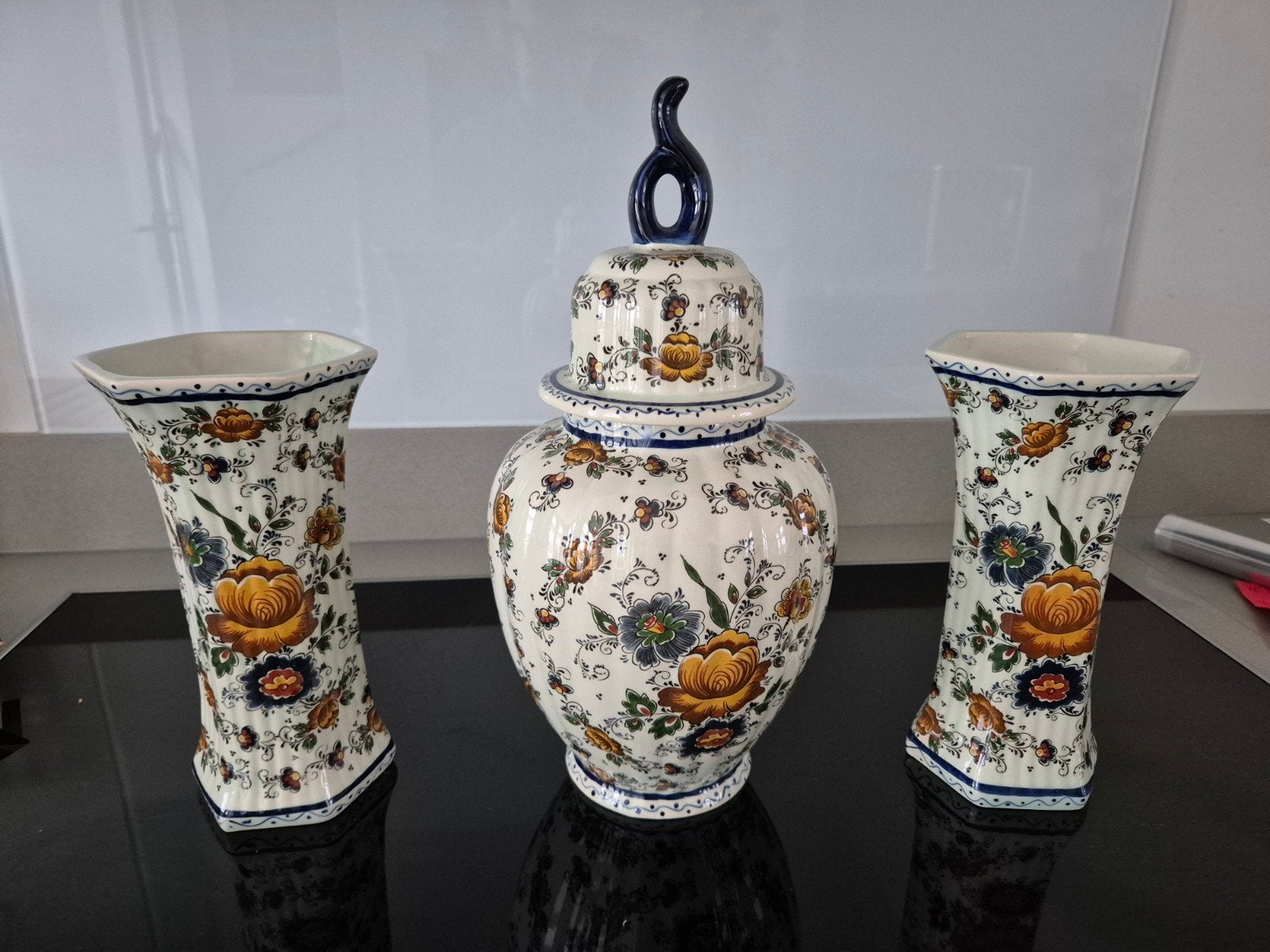 3delig kastset Delft Hollanda Handwerk HB, Ophalen